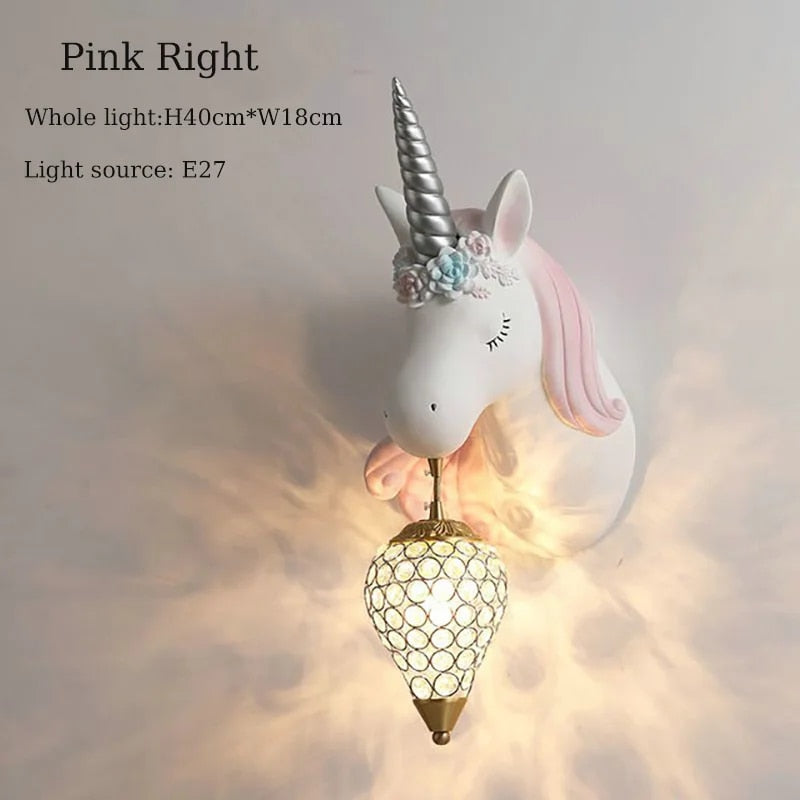 Magical Unicorn Wall Lamp for Children – Playful & Warm Light