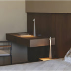 Cordless rechargeable bedside lamp - No cable