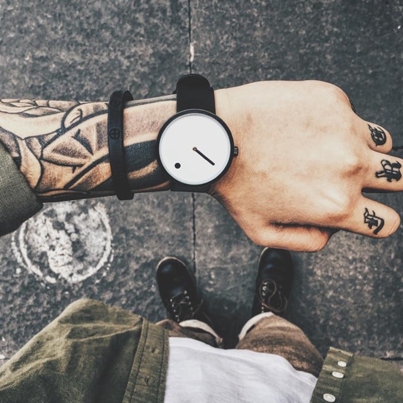 IcoolGadgets Quartz watch men Luxury Casual Black Japan quartz watch Simple Designer Fashion clock male