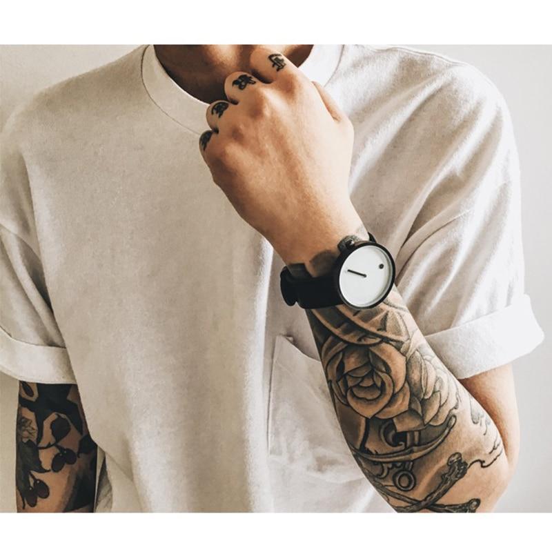 IcoolGadgets Quartz watch men Luxury Casual Black Japan quartz watch Simple Designer Fashion clock male