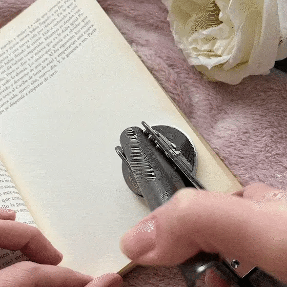 Custom Book Embosser | BookStamp Personal Library Stamp | Vintage No-Ink Seal | Adjustable Design