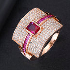 Monaco Design Luxury Statement Stackable Ring For Women