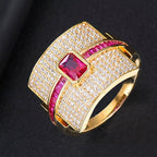Monaco Design Luxury Statement Stackable Ring For Women