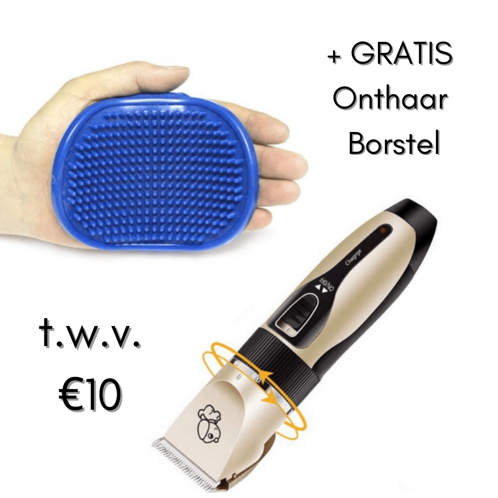 Professional Dog Clipper with Brush & 5 Speeds