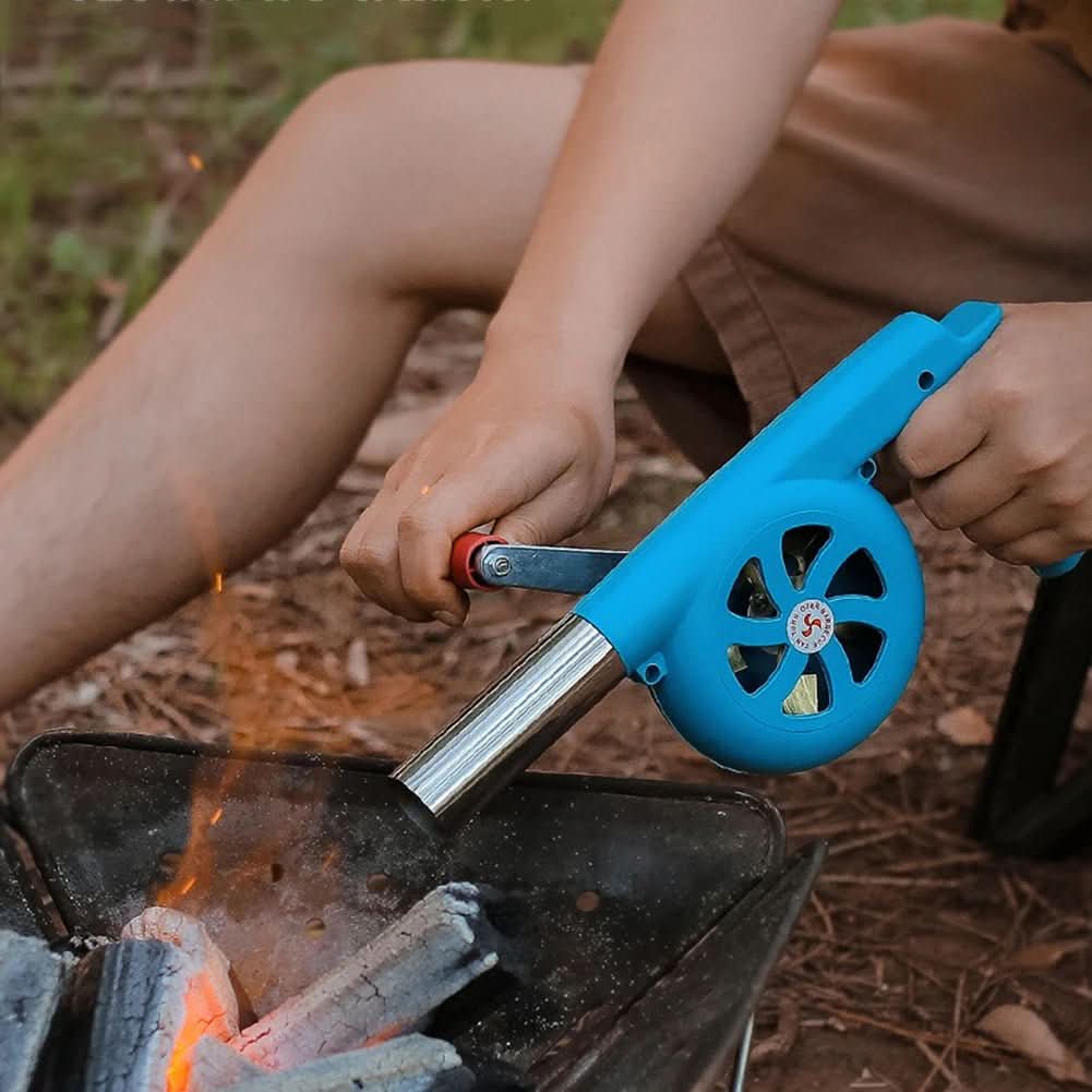 Portable Hand BBQ Fan for Easy Outdoor Grilling