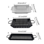 non-stick grill basket for even BBQ cooking