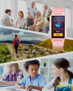 Smartwatch for seniors with location sharing & SOS function