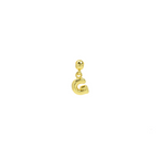 Dainty Satellite Bubble Letter Name Necklace