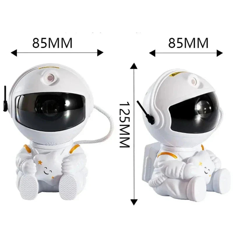 Galaxy Starry Sky Projector Lamp - Astronaut LED Projection Night Light for Bedroom