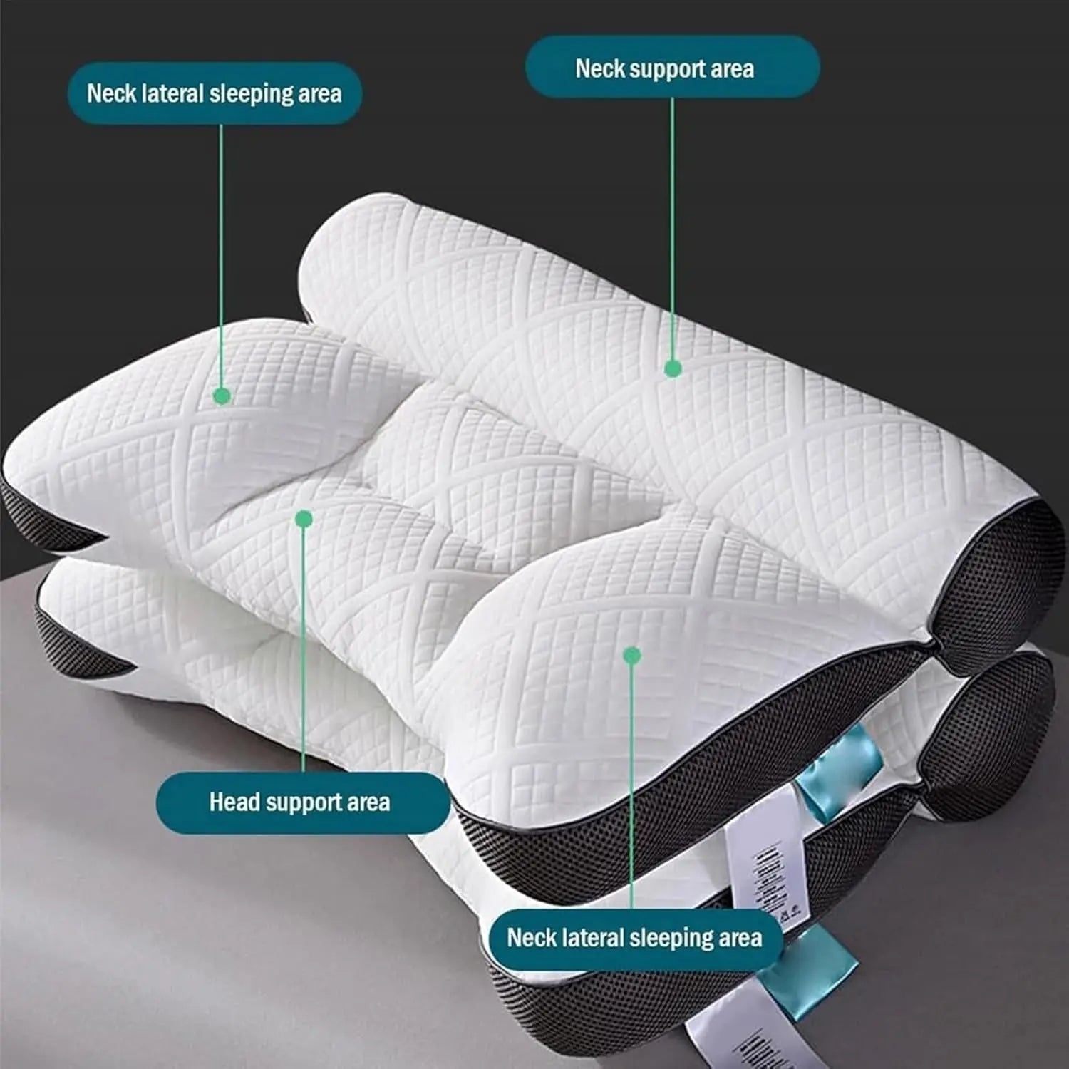 Goose Down Neck Pillow – Soft Travel Pillow with Ergonomic Design