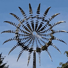 Metal Wind Spinner for Garden
