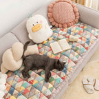 Stylish Sofa Protector with Natural Elegance
