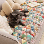 Stylish Sofa Protector with Natural Elegance