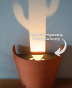 Garden-Graveyard-Plant Pot with LED Light Projection