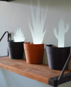 Garden-Graveyard-Plant Pot with LED Light Projection