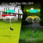 Garden Solar Fireworks Lamp – Glows like a floating jellyfish