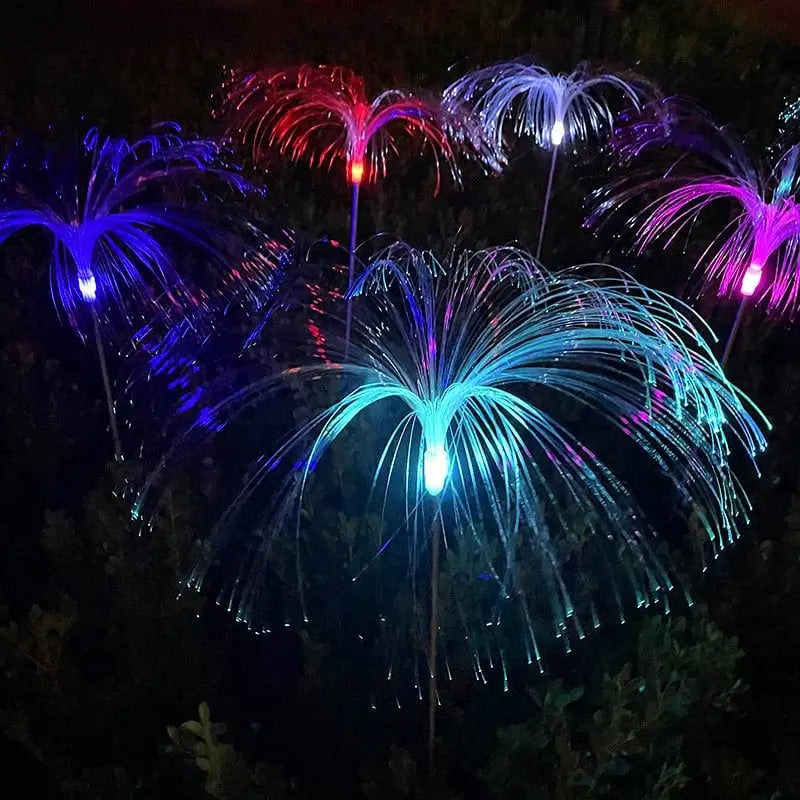 Garden Solar Fireworks Lamp – Glows like a floating jellyfish