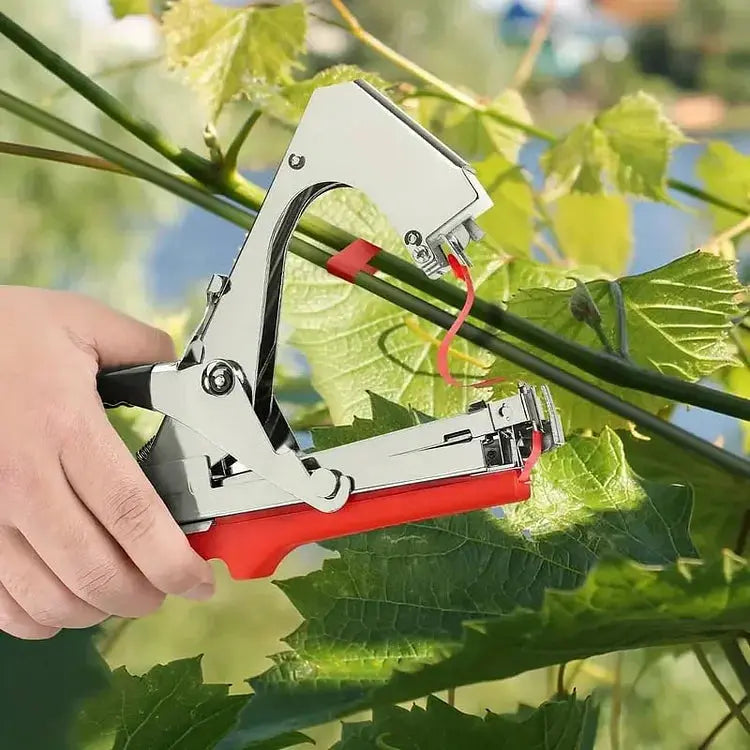 Garden Plant Tying Tool Set | 10 Rolls of Tape and 10,000 Staples