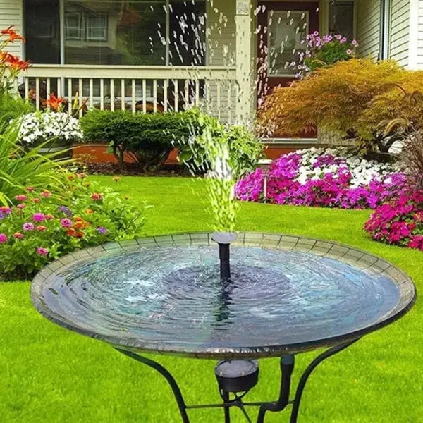 Solar-powered garden fountain – Beautiful ambiance without electricity