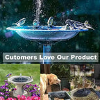 Solar-powered garden fountain – Beautiful ambiance without electricity