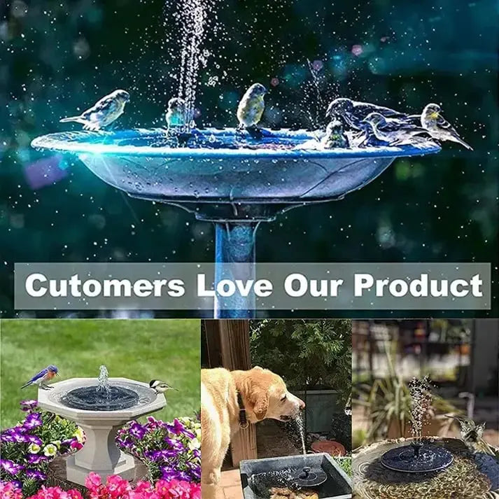 Solar-powered garden fountain – Beautiful ambiance without electricity