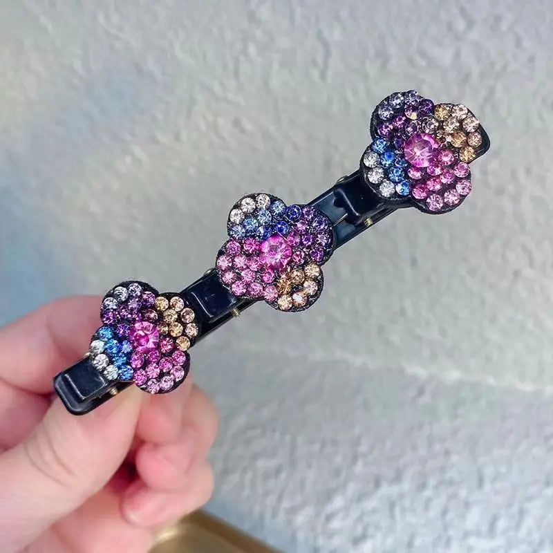 Braided Crystal Hair Clip – Stunning Hold for Every Occasion