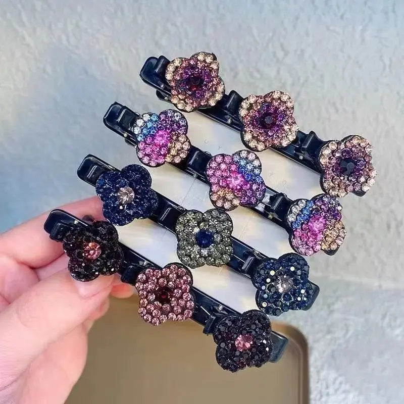 Braided Crystal Hair Clip – Stunning Hold for Every Occasion
