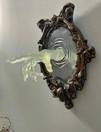 Spirit in the Mirror – Shining 3D wall decoration made of resin for mysterious spaces