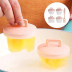 Cooked Egg Mold Set | Funny Breakfast Eggs (4 pcs. + Brush)