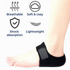 GelCush Heel Cups for Plantar Fasciitis | Soft Gel Inserts - for Heel Pain Relief and Shock Absorption