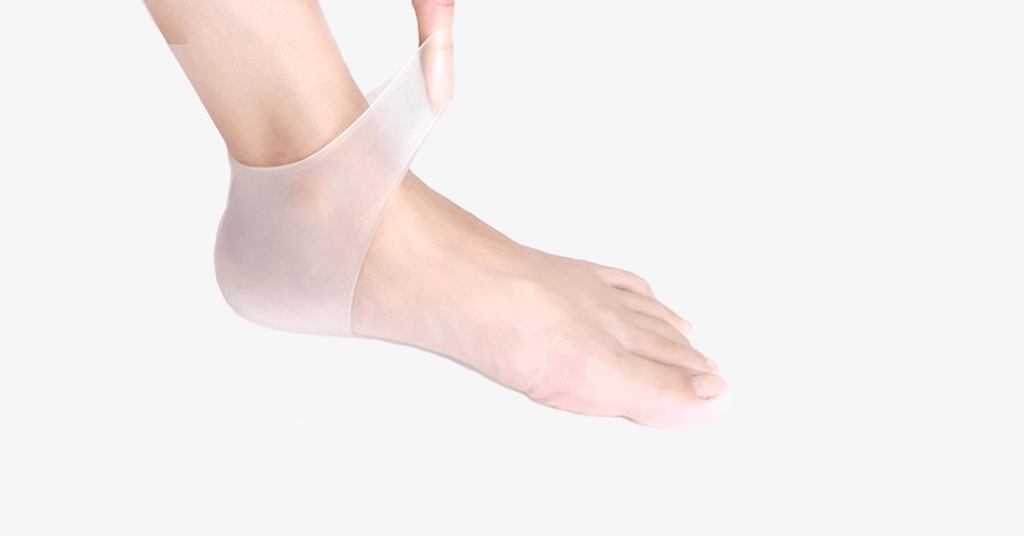 Silicone Gel Heel and Ankle Sock for Plantar Fasciitis