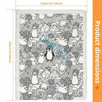 DIY Drawing Blanket – Customizable Plush Doodle & Coloring Blanket