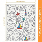 DIY Drawing Blanket – Customizable Plush Doodle & Coloring Blanket