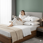 Luxurious Goose Down Pillow for Restful Sleep
