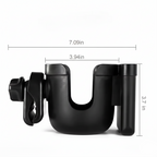 Universal Stroller Cup and Phone Holder with Secure Anti-Slip Grip