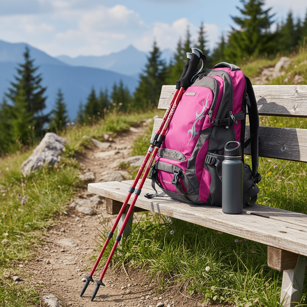 Adjustable Trekking Poles for Stability & Comfort