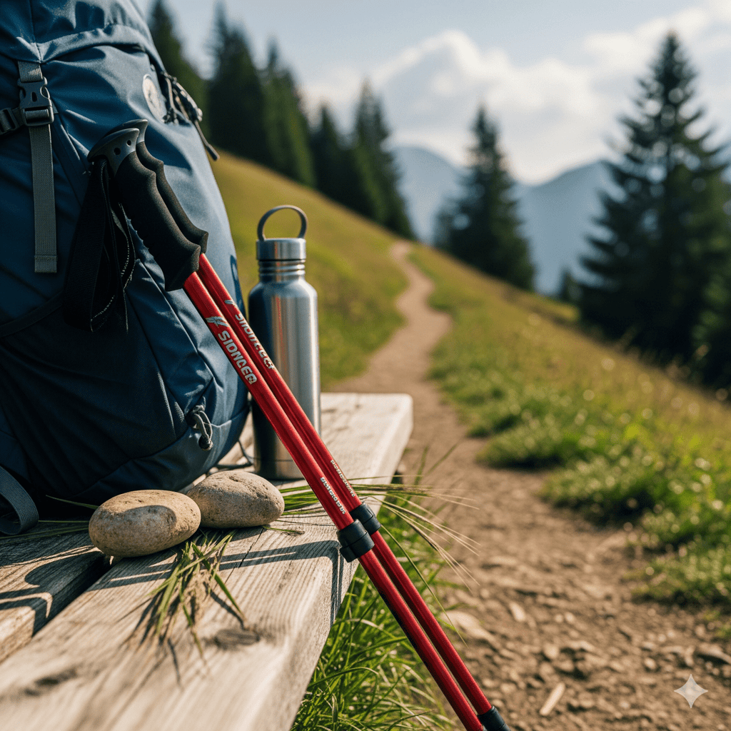 Adjustable Trekking Poles for Stability & Comfort