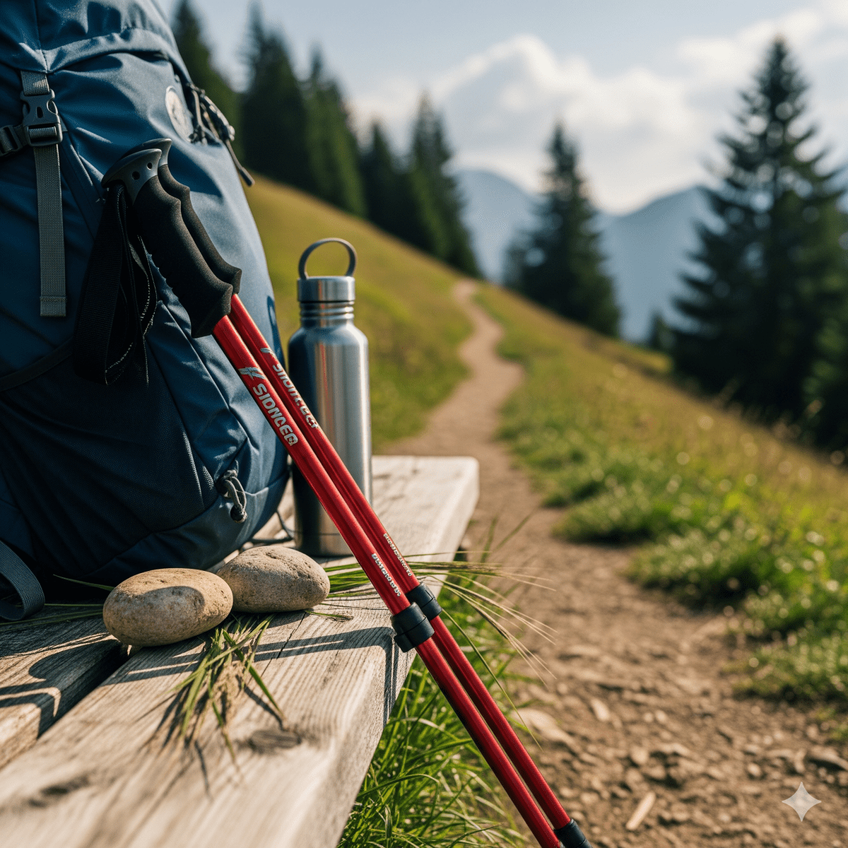 Adjustable Trekking Poles for Stability & Comfort