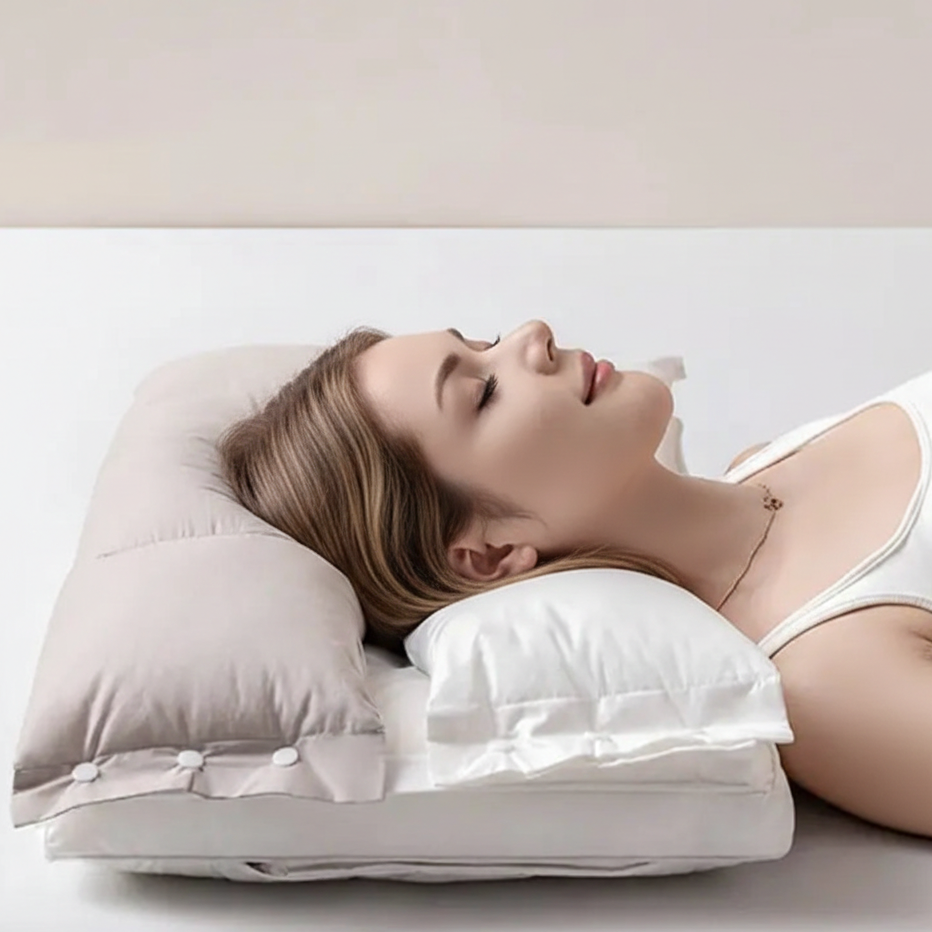 Ergonomic Double Layer Neck Pillow