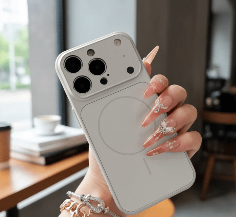 Ultral-thin MagSafe case with frost finish for iPhone