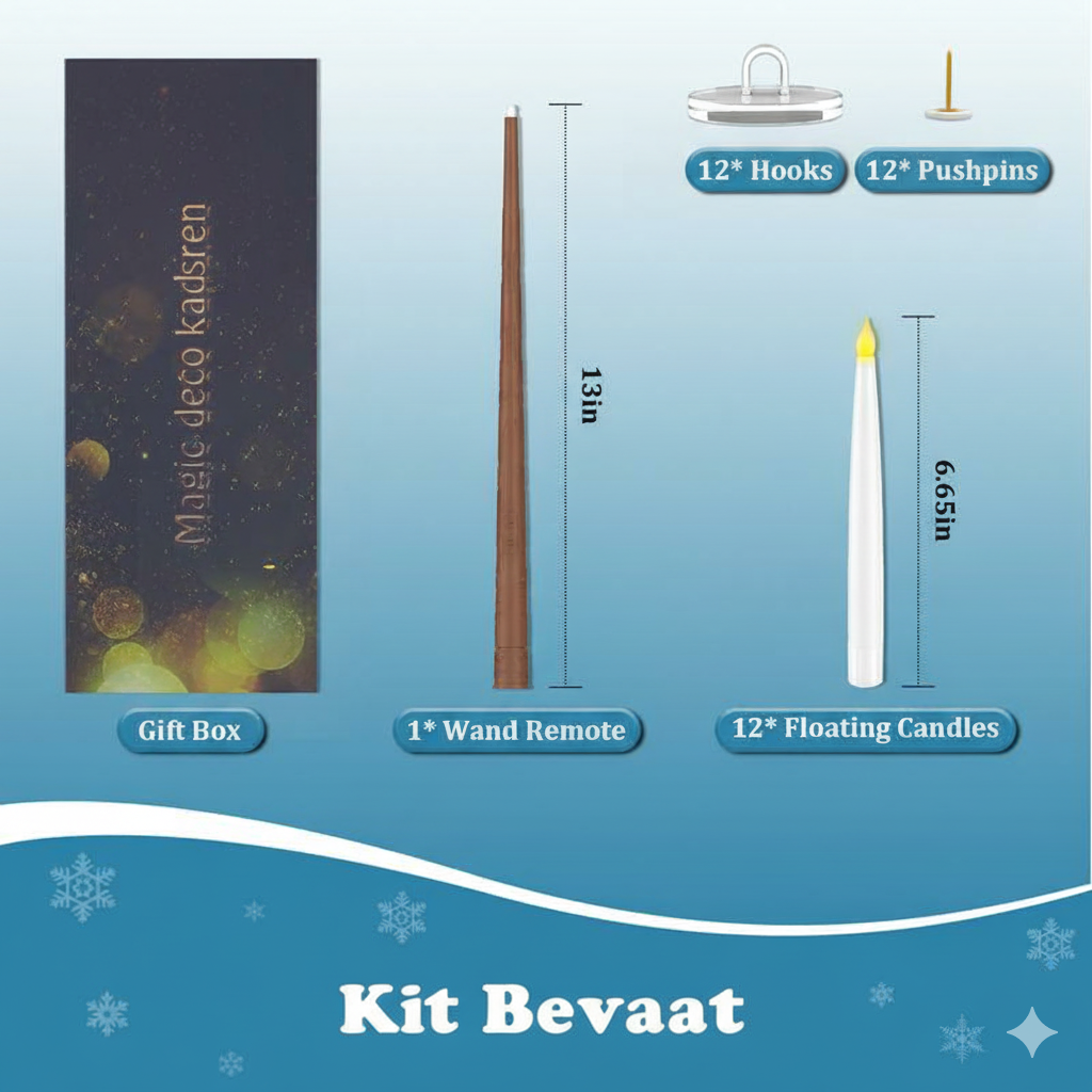 LumiGlow LED Candle Set | Flameless hanging candles with remote control for atmospheric decoration