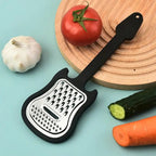 Vegetable peeler made of stainless steel – Guitar-shaped peeler for peeling & slicing