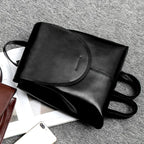 LuxeCarry Leather Backpack – Stylish Design with Versatile Storage for Women