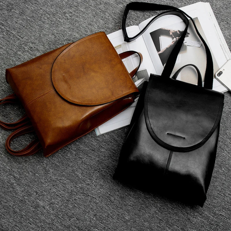 Trendy Leather Backpack for Women - Stylish, Versatile & Sustainable