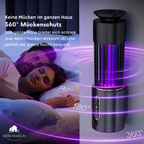 Lunavax Electric Mosquito Lamp | USB Rechargeable | Quiet & Chemical-Free | Insect Killer for Indoor & Outdoor
