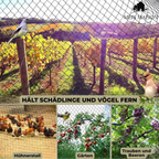 AgriNet Pro Garden Net UV-resistant Tearproof Versatile Plant Protection Custom sizes Available