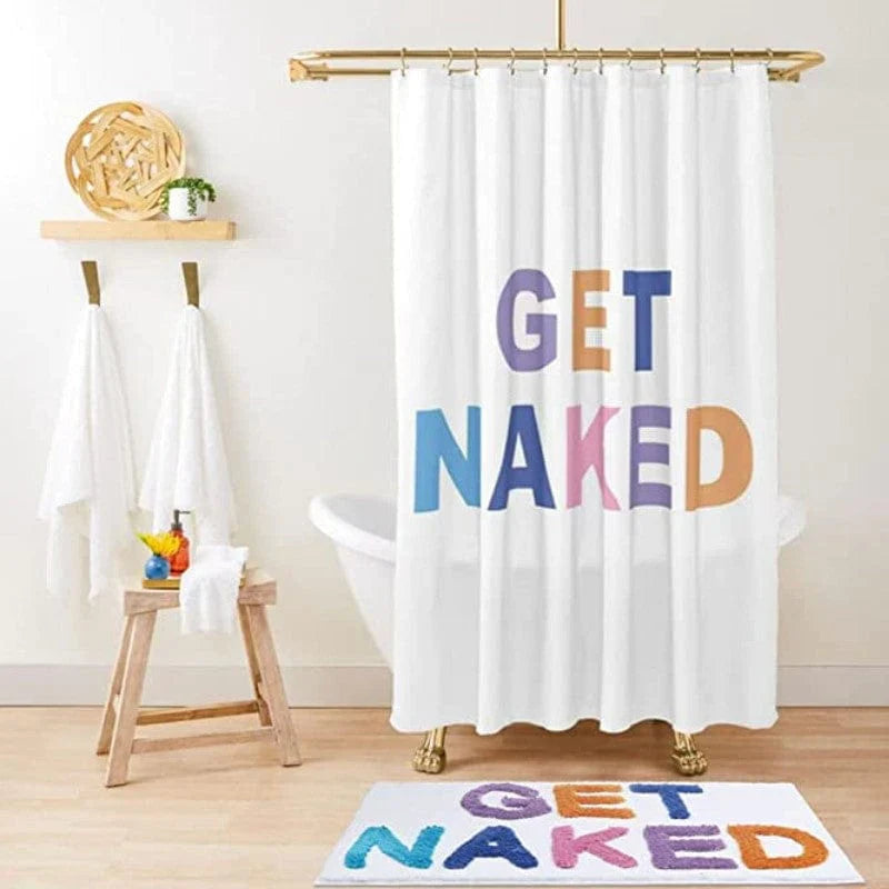 Get Naked Colorful Bath Mat