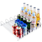 Drink Organizer for Refrigerator – Adjustable with Automatic Feed