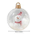 Outdoor PVC Christmas Decoration with Colorful LED Lighting