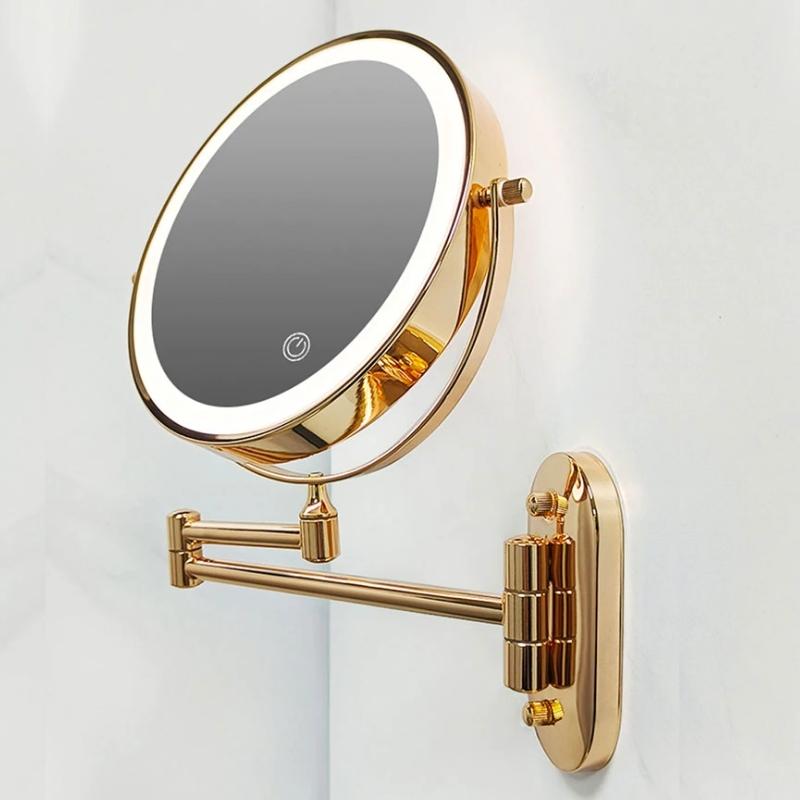GlamGlow | Deluxe Make-up Mirror with LED and Magnification